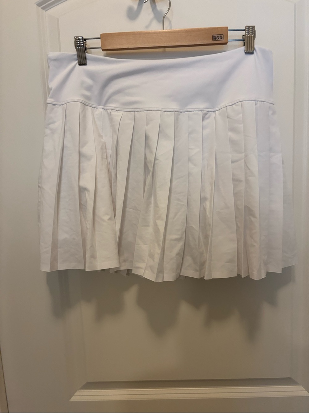 Apana White Pleated Tennis Skater Skirt